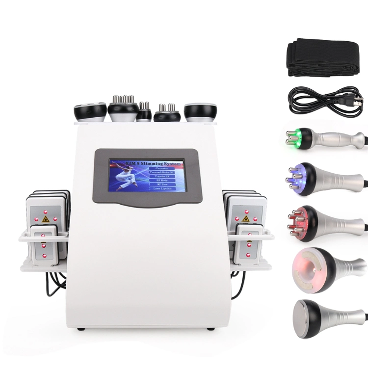 Wholesale Beauty Equipment 6 in 1 40K Weight Loss Ultrasonic Cavitation Laser Liposuction Body Slimming Machine